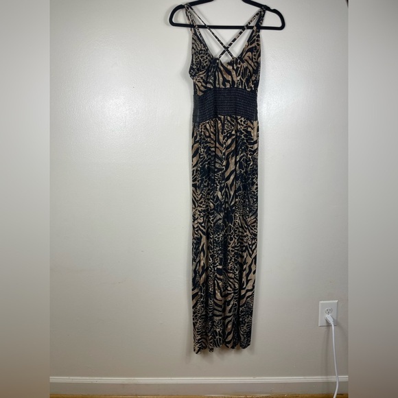 VENUS Leopard print dress Women’s Size S - Picture 3 of 5